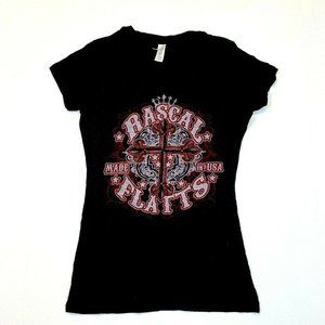 Rascal Flatts Women's "Made In The USA" Tour Tee M